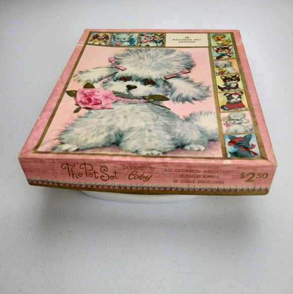 Vtg Coby Animal Greeting Cards, 50s-60s - Picture 9 of 9